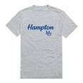 thumbnail image 1 of W Republic 554-489-HGY-01 Hampton University Pirates Script T-Shirt, Heather Grey - Small, 1 of 1