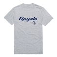 thumbnail image 1 of W Republic 554-573-HGY-01 Queens University of Charlotte Royals Script T-Shirt, Heather Grey - Small, 1 of 1