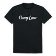 thumbnail image 1 of W Republic 554-634-BLK-01 City University of New York School of Law Script T-Shirt, Black - Small, 1 of 1