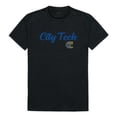 thumbnail image 1 of W Republic 554-664-BLK-05 New York City College of Technology Yellow Jackets Script T-Shirt, Black - 2XL, 1 of 1