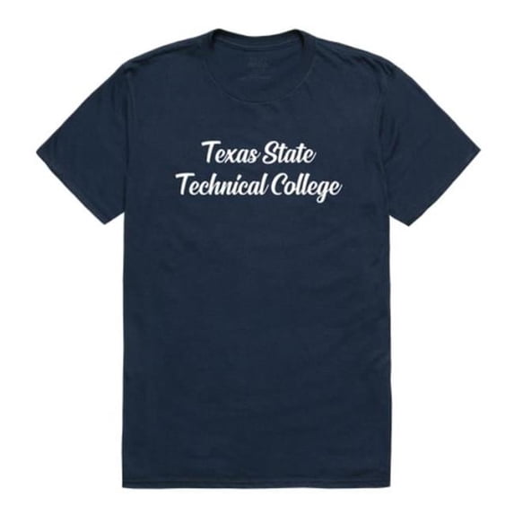 W Republic 554-677-NVY-02 Texas State University Technical Script T-Shirt, Navy - Medium