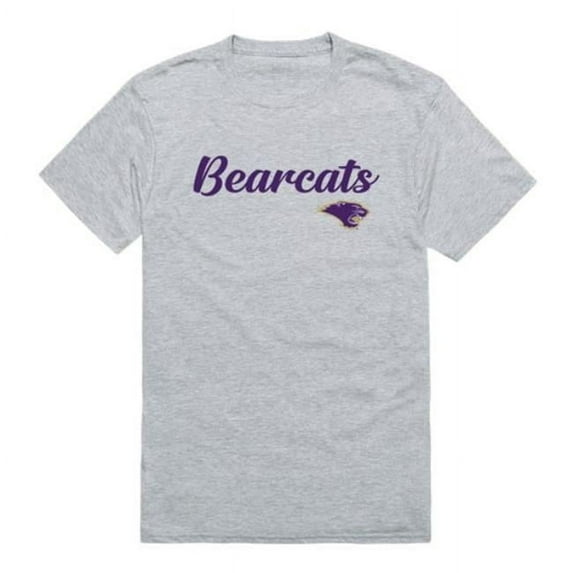 W Republic 554-721-HGY-01 McKendree University Bearcats Script T-Shirt, Heather Grey - Small