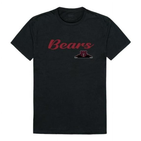 W Republic 554-726-BLK-01 Shaw University Bears Script T-Shirt, Black - Small