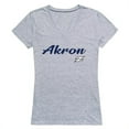 thumbnail image 1 of W Republic 555-100-HGY-01 University of Akron Womens Script T-Shirt, Heather Gray - Small, 1 of 1