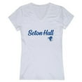 thumbnail image 1 of W Republic 555-147-WHT-05 Seton Hall University Womens Script T-Shirt, White - 2XL, 1 of 1