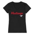 thumbnail image 1 of W Republic 555-150-BLK-03 Southern Methodist University Womens Script T-Shirt, Black - Large, 1 of 1