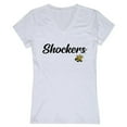 thumbnail image 1 of W Republic 555-158-WHT-01 Women Wichita State Shockers Script T-Shirt, White - Small, 1 of 1