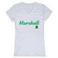 thumbnail image 1 of W Republic 555-190-WHT-03 Women Marshall Thundering Herd Script T-Shirt, White - Large, 1 of 1