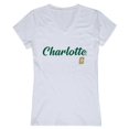 thumbnail image 1 of W Republic 555-194-WHT-05 Women North Carolina Charlotte 49Ers Script T-Shirt, White - 2XL, 1 of 1