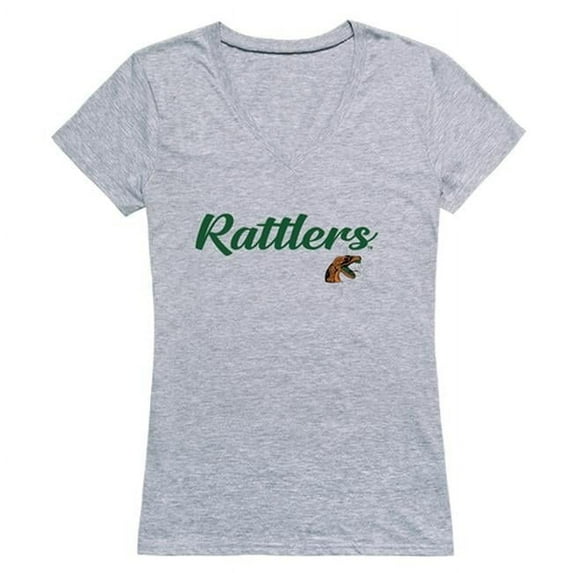 W Republic 555-218-HGY-05 Women Florida A&M Rattlers Script T-Shirt, Heather Grey - 2XL