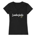 thumbnail image 1 of W Republic 555-227-BK2-05 Northern Arizona University Lumberjacks Women Script T-Shirt, Black - 2XL, 1 of 1