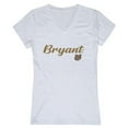 thumbnail image 1 of W Republic 555-272-WHT-05 Women Bryant University Bulldogs Script T-Shirt, White - 2XL, 1 of 1