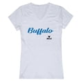 thumbnail image 1 of W Republic 555-274-WHT-04 Women Buffalo Bulls Script T-Shirt, White - Extra Large, 1 of 1