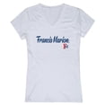thumbnail image 1 of W Republic 555-306-WHT-02 Francis Marion University Script T-Shirt for Women, White - Medium, 1 of 1