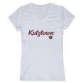thumbnail image 1 of W Republic 555-321-WHT-02 Kutztown University Script T-Shirt for Women, White - Medium, 1 of 1