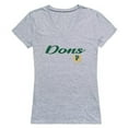 thumbnail image 1 of W Republic 555-377-HGY-04 University of San Francisco Script T-Shirt for Women, Heather Grey - Extra Large, 1 of 1