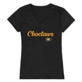 thumbnail image 1 of W Republic 555-544-BLK-03 Mississippi College Choctaws Women Script Short Sleeve T-Shirt, Black - Large, 1 of 1