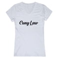 thumbnail image 1 of W Republic 555-634-WHT-05 City University of New York School of Law Script T-Shirt, White - 2XL, 1 of 1