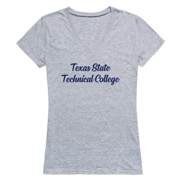 W Republic 555-677-HGY-02 Texas State University Technical Script T-Shirt, Heather Grey - Medium