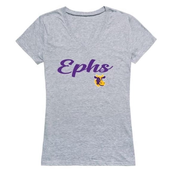 W Republic 555-727-HGY-02 Williams College The Purple Cows Script T-Shirt, Heather Grey - Medium
