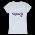 thumbnail image 1 of W Republic 555-730-WHT-02 Stonehill College Skyhawks Script Women T-Shirt, White - Medium, 1 of 1