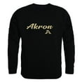 thumbnail image 1 of W Republic 556-100-BK2-02 University of Akron Zips Script Crewneck Sweatshirt, Black - Medium, 1 of 1