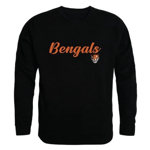 W Republic 556-107-BLK-04 Men Buffalo State College Bengals Script Crew Fleece, Black - Extra Large