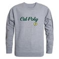 thumbnail image 1 of W Republic 556-167-HG2-01 California Polytechnic State University Mustangs Script Crewneck Sweatshirt, Heather Grey - Small, 1 of 1