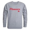 thumbnail image 1 of W Republic 556-205-HGY-04 California State University, East Bay Mens Script Crewneck T-Shirt - Heather Gray, Extra Large, 1 of 1