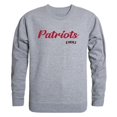 thumbnail image 1 of W Republic 556-214-HGY-03 Dallas Baptist University Mens Script Crewneck T-Shirt, Heather Gray - Large, 1 of 1
