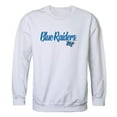 thumbnail image 1 of W Republic 556-223-WT2-05 Middle Tennessee State University Blue Raiders Script Crewneck Sweatshirt, White - 2XL, 1 of 1
