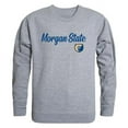thumbnail image 1 of W Republic 556-224-HGY-01 Morgan State University Mens Script Crewneck T-Shirt, Heather Gray - Small, 1 of 1
