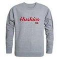 thumbnail image 1 of W Republic 556-237-HGY-01 Saint Cloud State University Mens Script Crewneck T-Shirt, Heather Gray - Small, 1 of 1