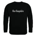thumbnail image 1 of W Republic 556-243-BLK-05 University of New Hampshire Mens Script Crewneck T-Shirt, Black - 2XL, 1 of 1