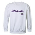 thumbnail image 1 of W Republic 556-251-WHT-05 Men Weber State Wildcats Script Crew Fleece, White - 2XL, 1 of 1