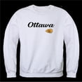 thumbnail image 1 of W Republic 556-253-WHT-01 University of Ottawa Braves Script Crewneck Sweatshirt, White - Small, 1 of 1