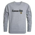 thumbnail image 1 of W Republic 556-320-HGY-03 Men Kennesaw State Owls Script Crew Fleece, Heather Grey - Large, 1 of 1