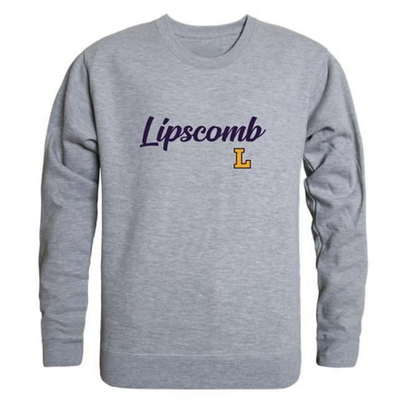 W Republic 556-328-HGY-05 Men Lipscomb Bisons Script Crew Fleece, Heather Grey - 2XL