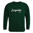 thumbnail image 1 of W Republic 556-332-FOR-04 Men Loyola Maryland Greyhounds Script Crew Fleece, Forest Green - Extra Large, 1 of 1