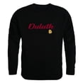 thumbnail image 1 of W Republic 556-344-BLK-03 Men Minnesota Duluth Bulldogs Script Crew Fleece, Black - Large, 1 of 1
