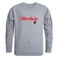 thumbnail image 1 of W Republic 556-361-HGY-02 Men Otterbein University Cardinals Script Crew Fleece, Heather Grey - Medium, 1 of 1