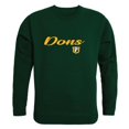 thumbnail image 1 of W Republic 556-377-FOR-01 Men San Francisco Dons Script Crew Fleece, Forest Green - Small, 1 of 1