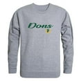 thumbnail image 1 of W Republic 556-377-HGY-05 Men San Francisco Dons Script Crew Fleece, Heather Grey - 2XL, 1 of 1