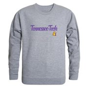 W Republic 556-391-HGY-02 Men Tennessee Tech Golden Eagles Script Crew Fleece, Heather Grey - Medium