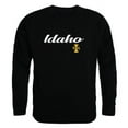 thumbnail image 1 of W Republic 556-395-BLK-04 Men Idaho Vandals Script Crew Fleece, Black - Extra Large, 1 of 1