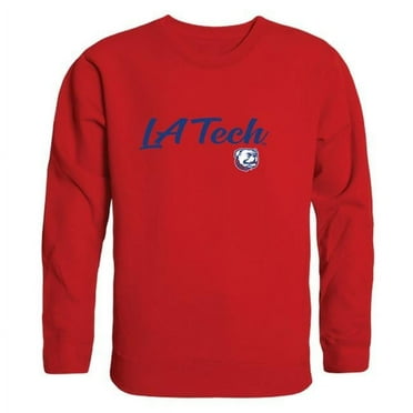 W Republic 556-419-RD2-05 Louisiana Tech University Bulldogs Script Crewneck Sweatshirt, Red - 2XL