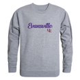 thumbnail image 1 of W Republic 556-424-HGY-01 University of Evansville Script Crewneck T-Shirt, Heather Grey - Small, 1 of 1