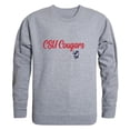 thumbnail image 1 of W Republic 556-464-HGY-03 Columbus State University Cougars Script Crewneck Sweatshirt, Heather Grey - Large, 1 of 1