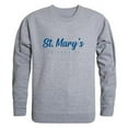 thumbnail image 1 of W Republic 556-468-HGY-04 St. Marys College Rattlers Script Crewneck Sweatshirt, Heather Grey - Extra Large, 1 of 1