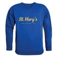 thumbnail image 1 of W Republic 556-468-RYL-02 St. Marys College Rattlers Script Crewneck Sweatshirt, Royal - Medium, 1 of 1
